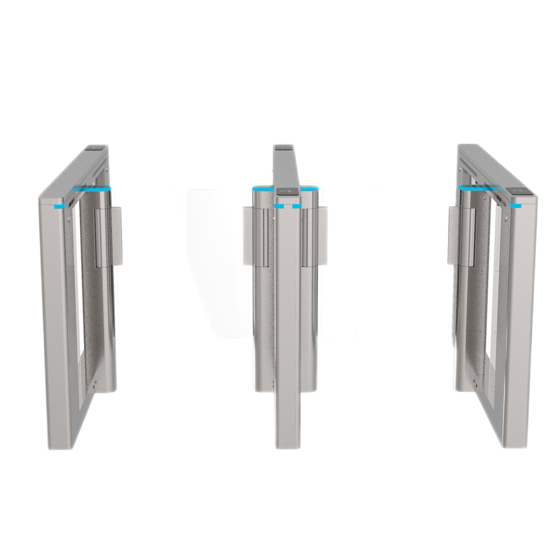 Portes d'accès contrôlé électroniques acryliques des portes 600mm de tourniquet de la cloison SUS304
