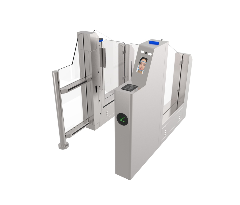 Portes d'oscillation automatiques d'aéroport des systèmes SUS304 de porte de tourniquet d'ISO9001 Rfid