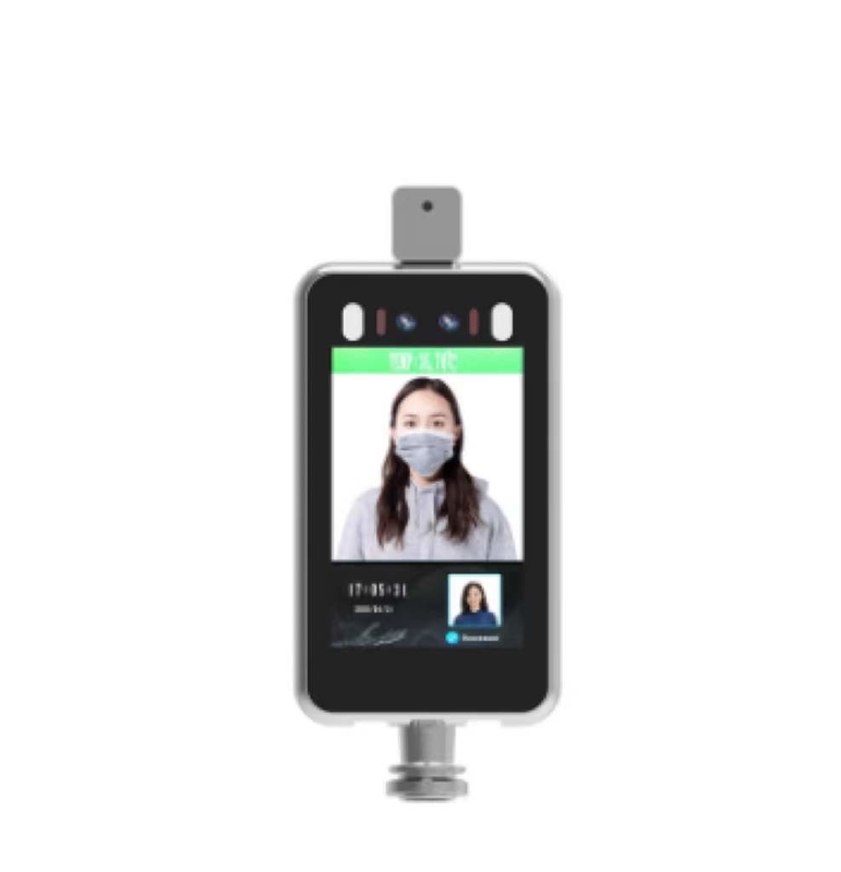 Gestion verticale de passage de système biométrique de 2MP Temperature Face Recognition