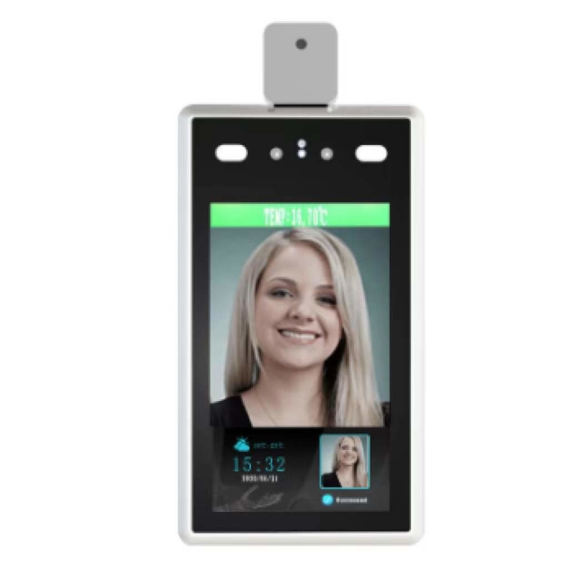 Dispositifs verticaux de 2MP Biometric Face Recognition avec la température