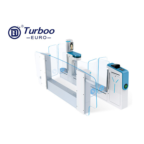 Doubles portes d'oscillation d'aéroport du tourniquet RS485 de créneau de vitesse d'identification