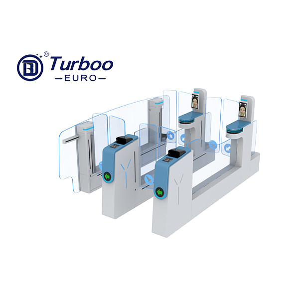 Doubles portes d'oscillation d'aéroport du tourniquet RS485 de créneau de vitesse d'identification